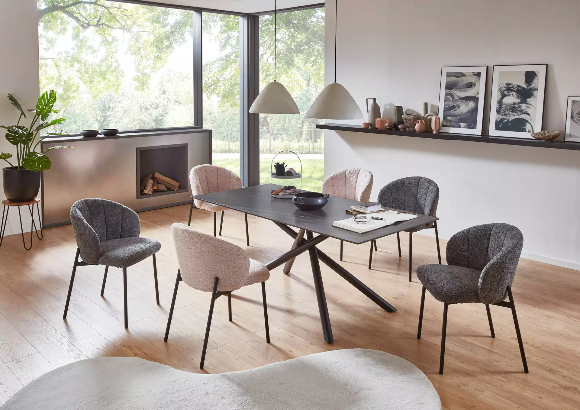 Stuhl VENUS FAKTA Niehoff Sitzmöbel Textil 59 x 58 x 82 cm