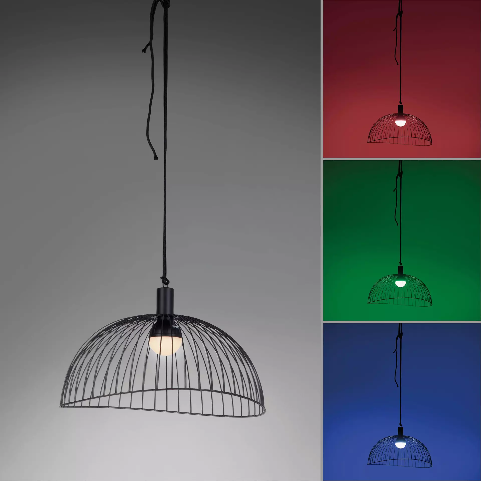 Hängeleuchte DAVID JUST LIGHT Metall 46 x 150 x 46 cm