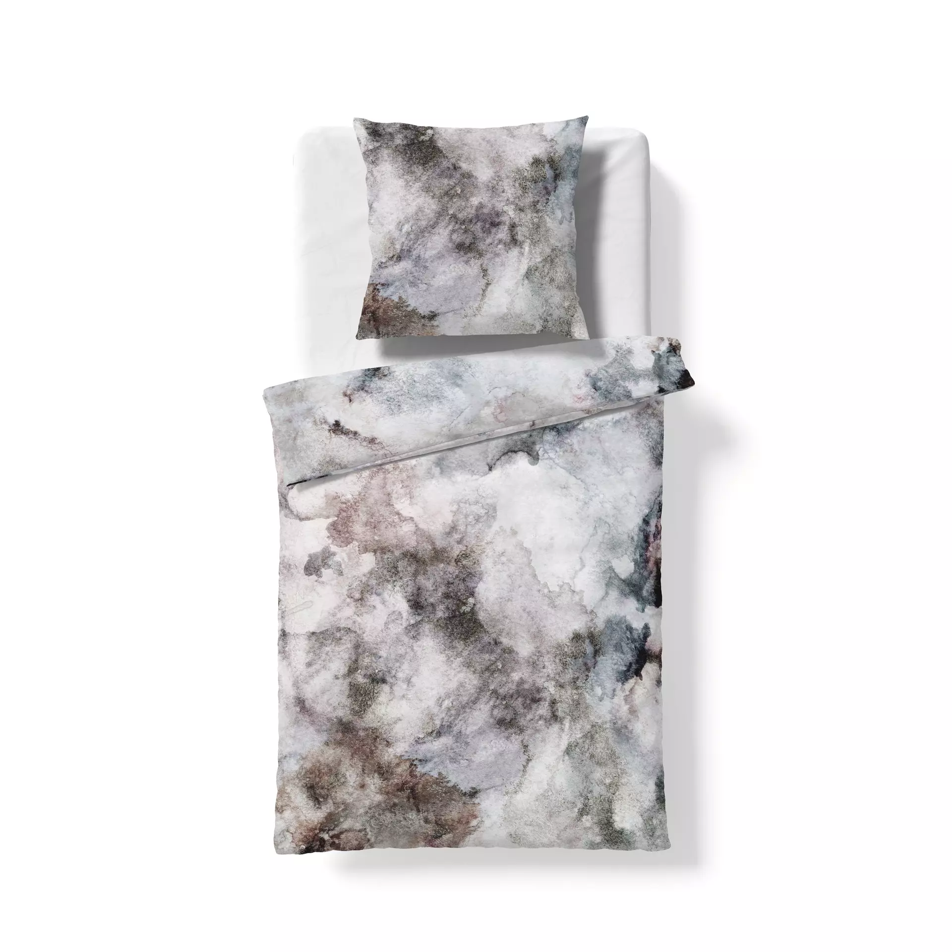 Satin-Bettwäsche Bed Art S Fleuresse GmbH Textil 135 x 200 cm