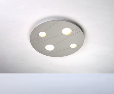 Bild von Deckenleuchte LED Wanddimmer silber
