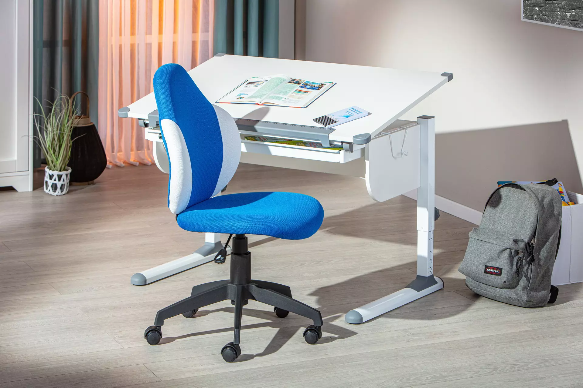 Büro-Drehstuhl JESSI Inter Link Textil 56 x 92 x 52 cm