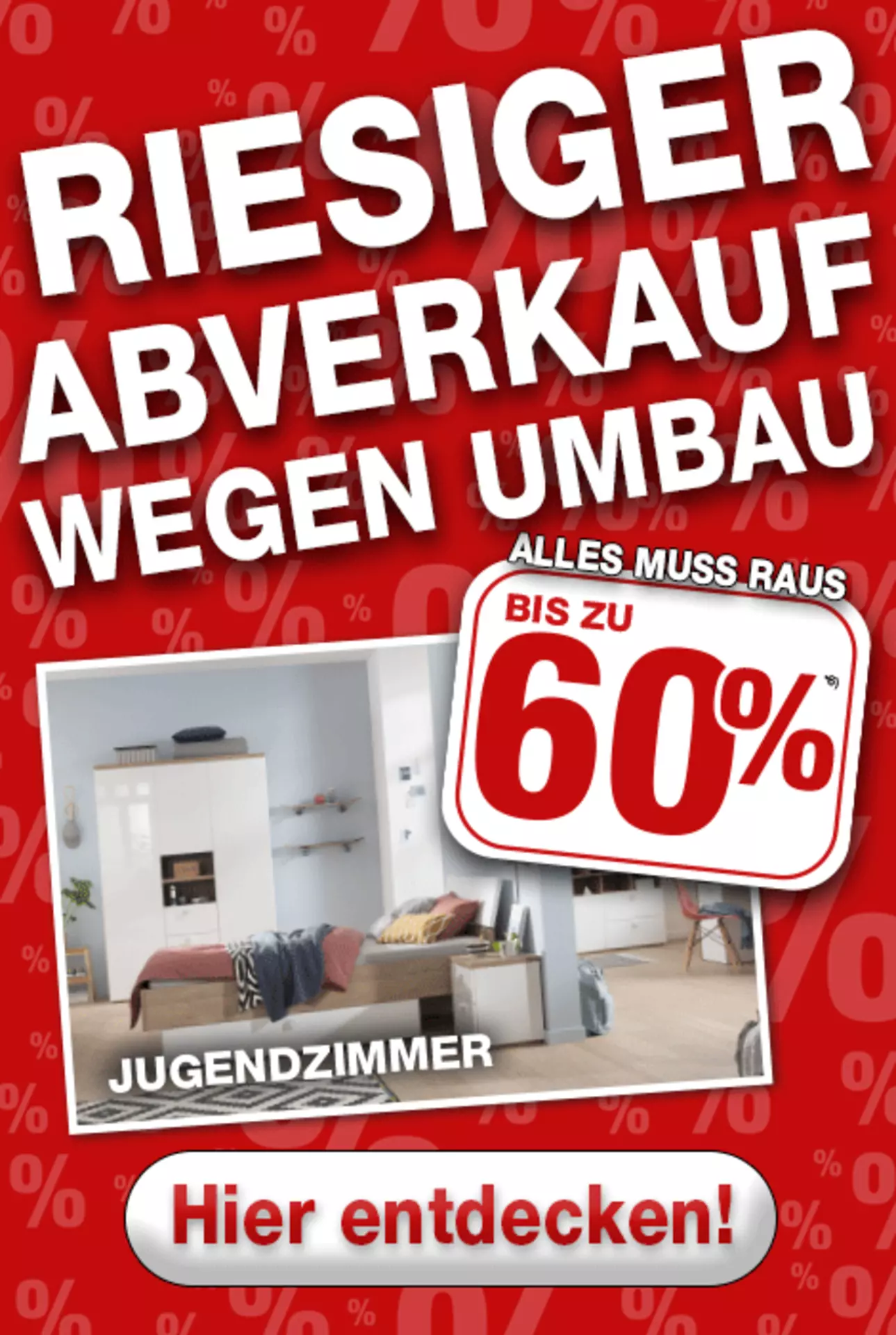 Jetzt hier klicken und bis zu 60% Rabatt auf Jugendzimmerentdecken