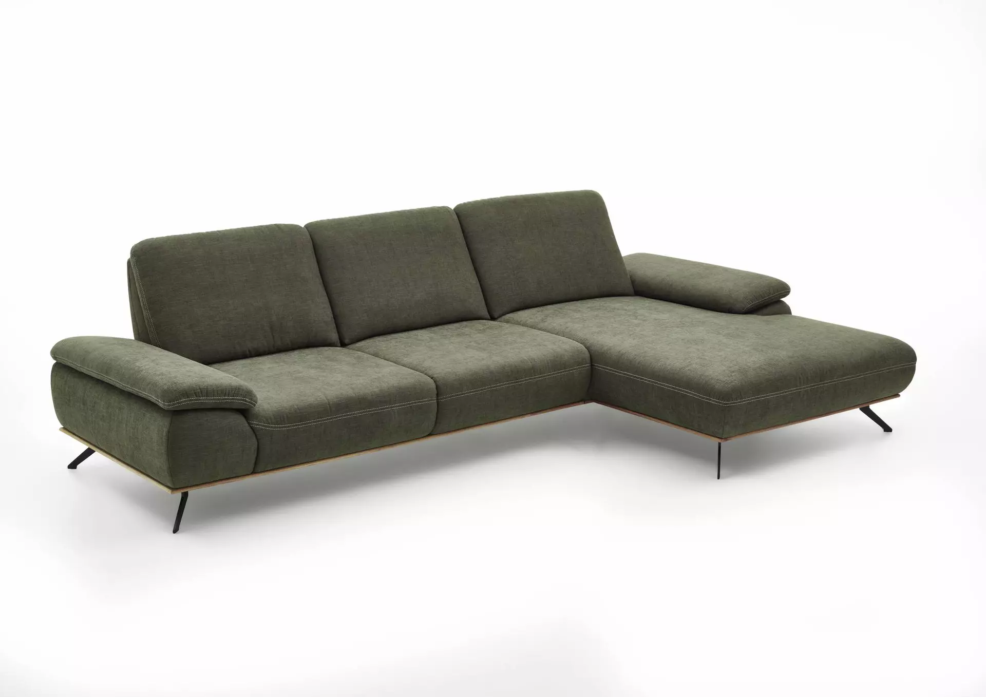 Polstergarnitur ZE-EM18063 Systempolster Textil 187 x 89 x 322 cm