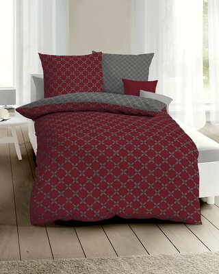 Bild von Biber-Bettwäsche Kaeppel rot