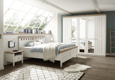 2. Bild von Bett ca. 207 x 107 x 191 cm Dreamoro weiß