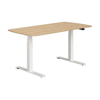 Bild von Schreibtisch E-LION 1 PAIDI Holzwerkstoff braun ca. 150x127x76 cm