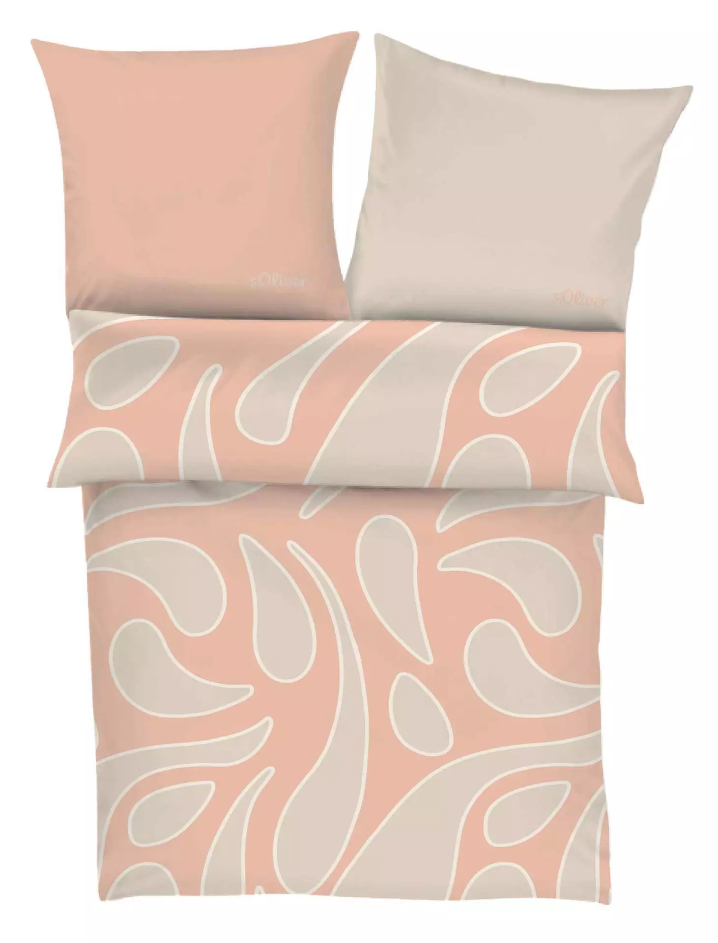 Satin-Bettwäsche S. Oliver Textil 155 x 220 cm