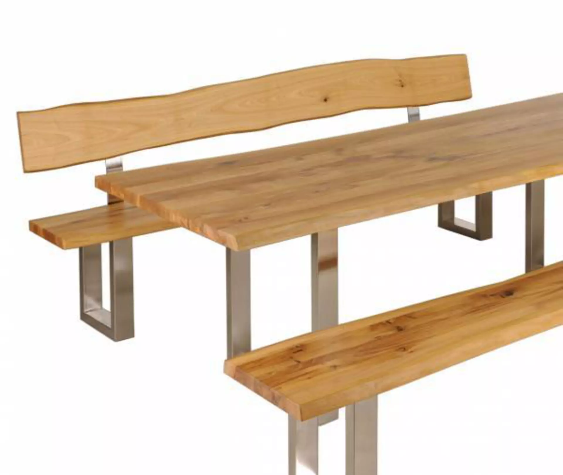 Tisch ZINGST Dinett Holz 100 x 75 x 200 cm