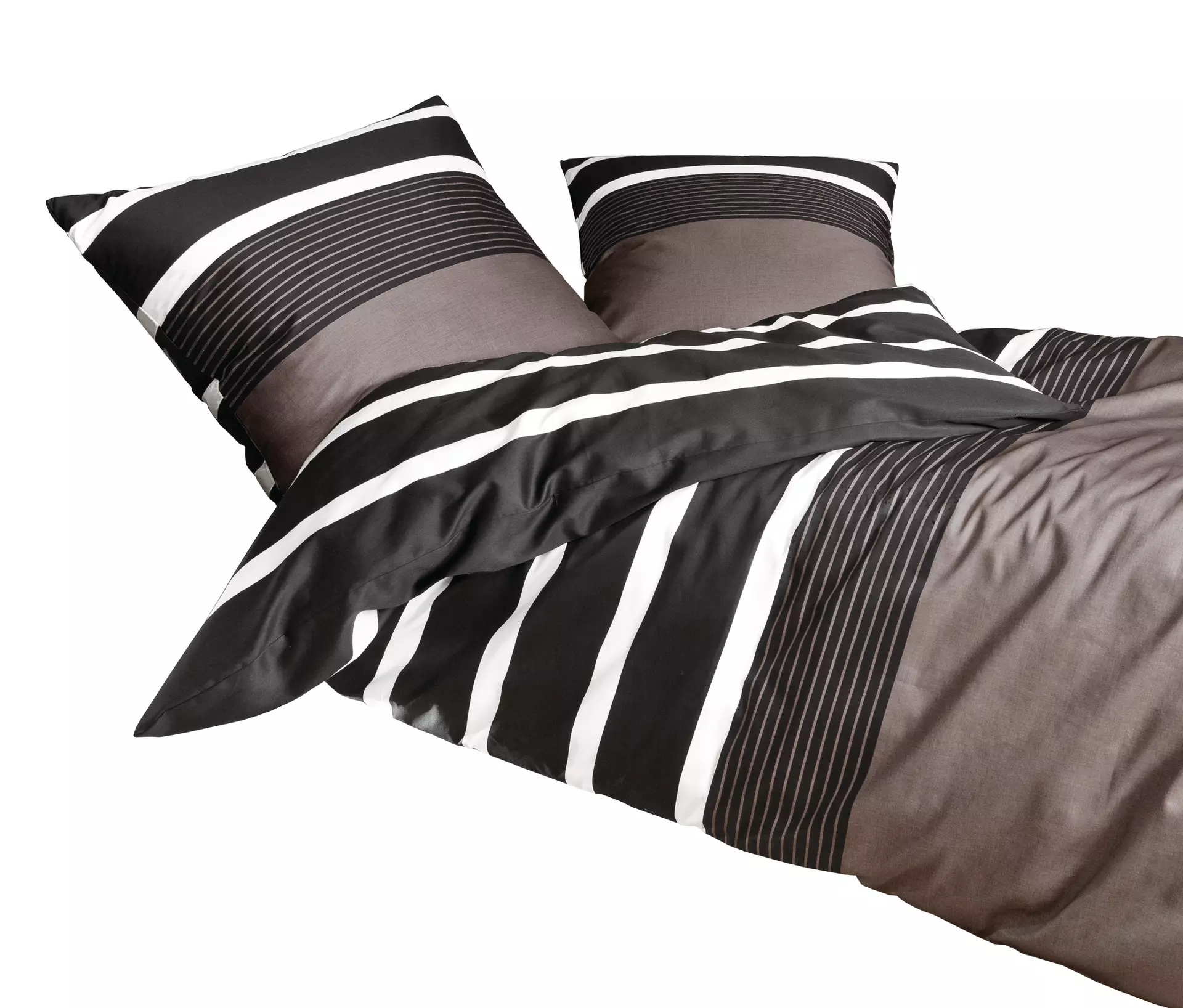 Satin-Bettwäsche J. D. Janine Textil 155 x 220 cm