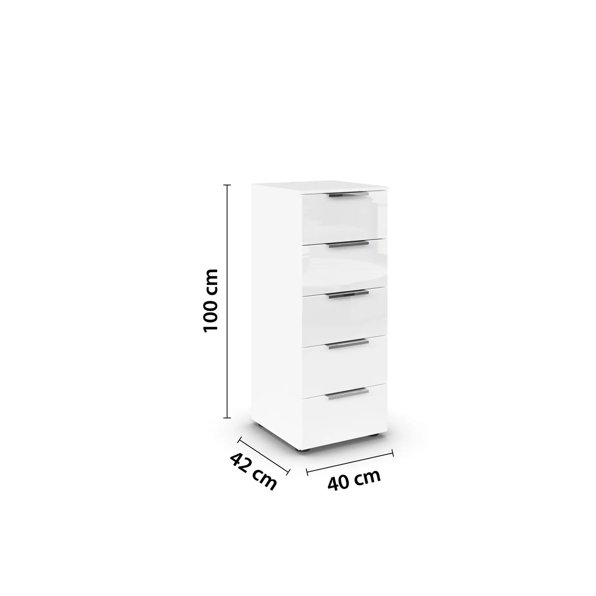 Kommode FLIPP rauch ORANGE Holzwerkstoff 42 x 100 x 40 cm