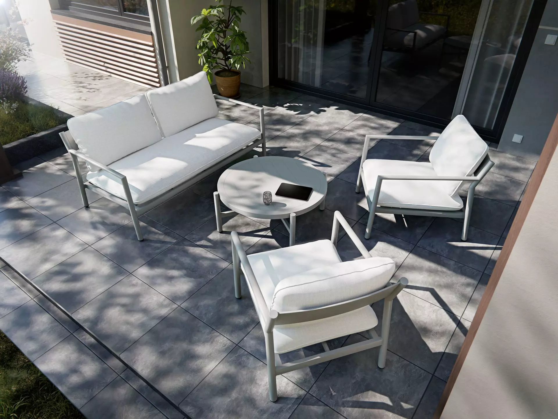 Gartenmöbelset GIARRE Outdoor Textil 