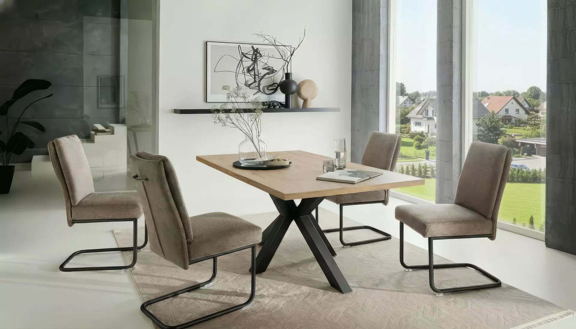 Stuhl MOLENA FAKTA Niehoff Sitzmöbel Textil 64 x 98 x 47 cm