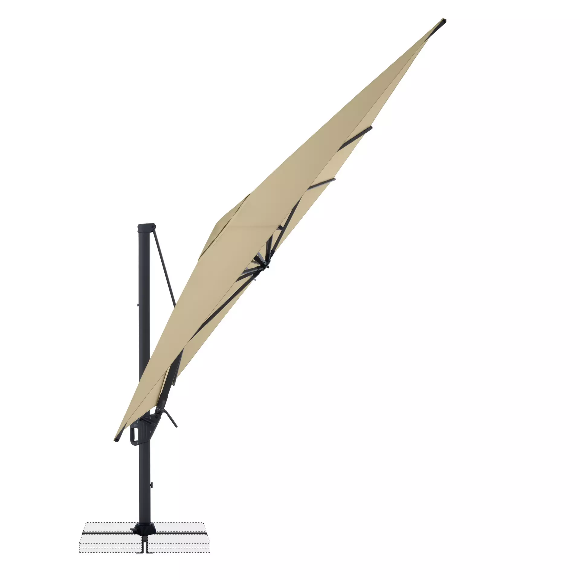 Sonnenschirm Life Side Doppler Textil 