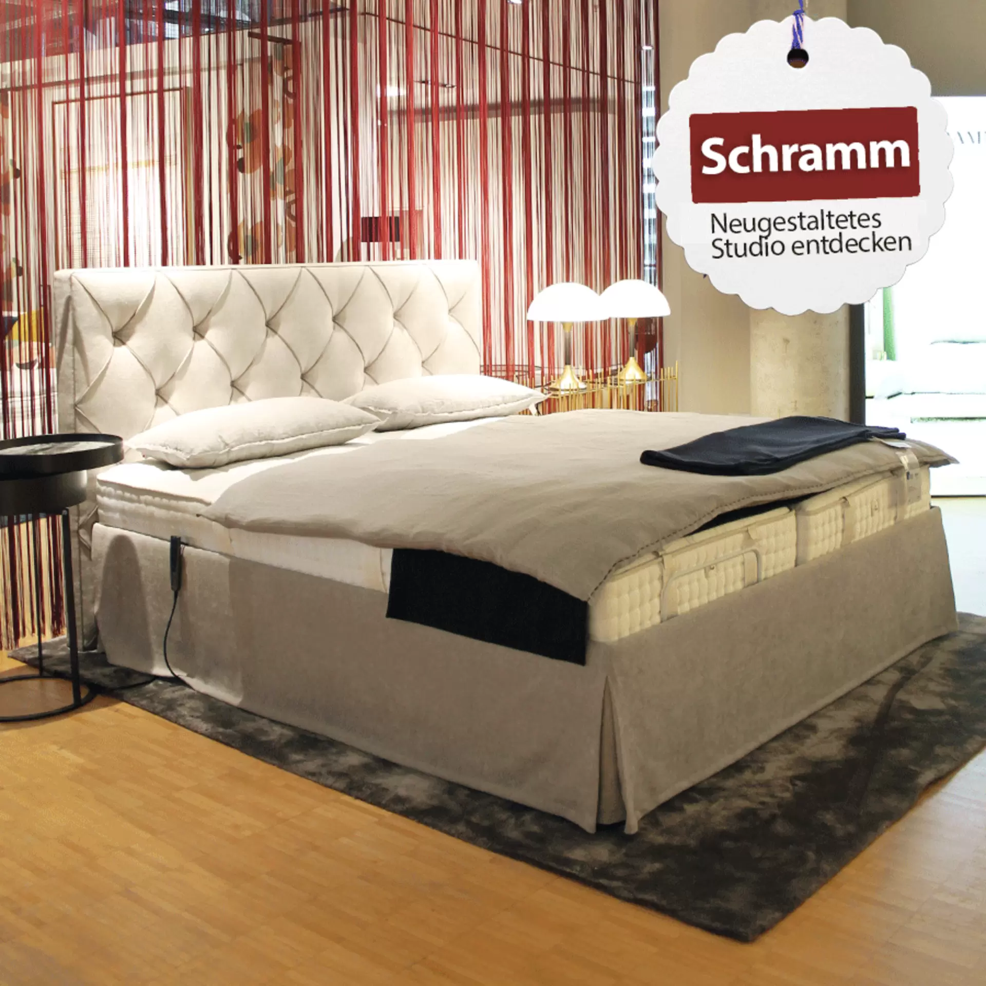Der Garant für außergewöhnlich guten Schlaf: Schramm. Jetzt im neugestalteten Studio bei interni in Senden