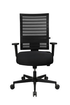 2. Bild von Büro-Drehstuhl Kunststoff schwarz MONDO