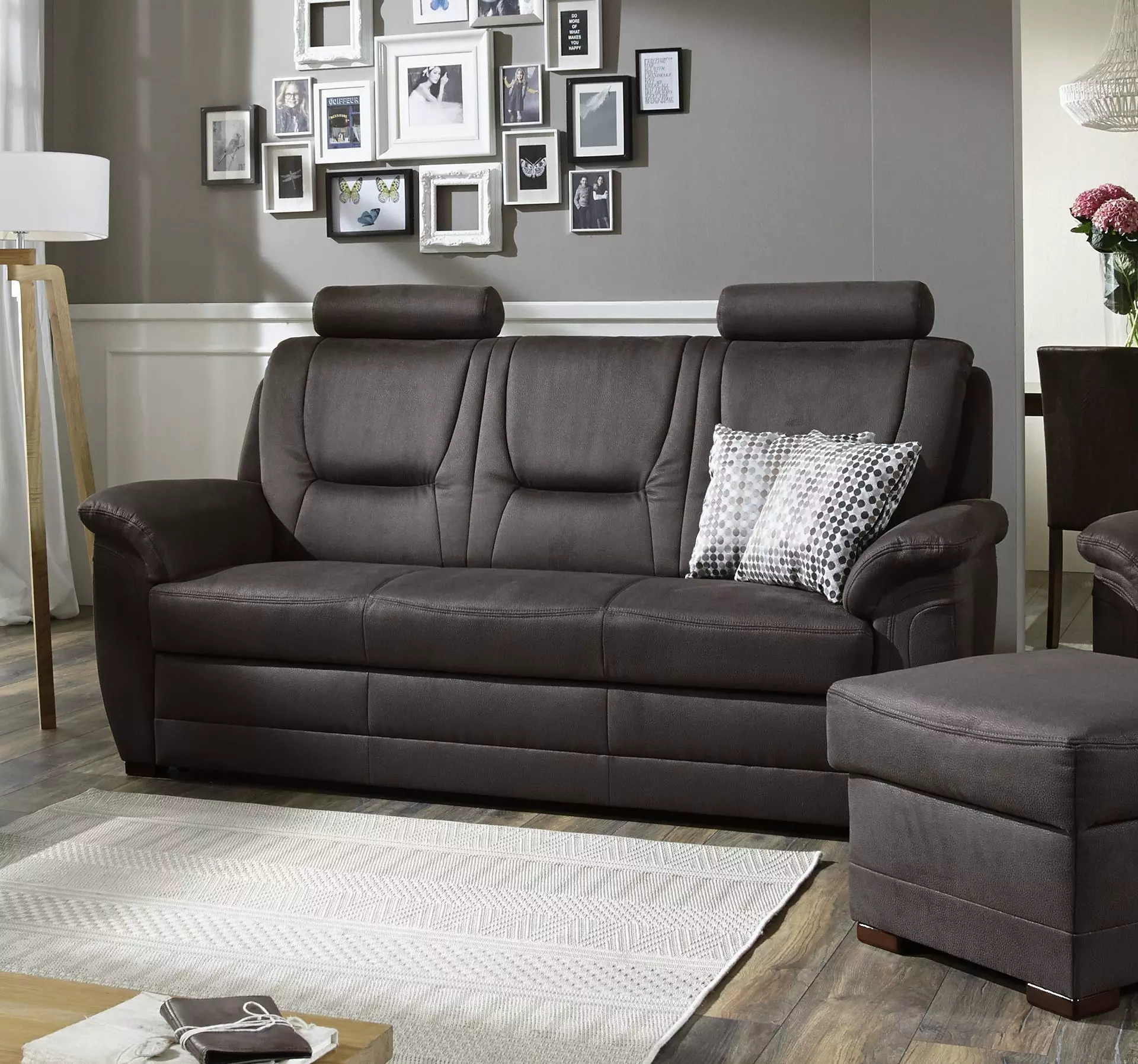 Sofa 3-Sitzer PP-QL11014 A+ CELECT Textil 92 x 96 x 196 cm