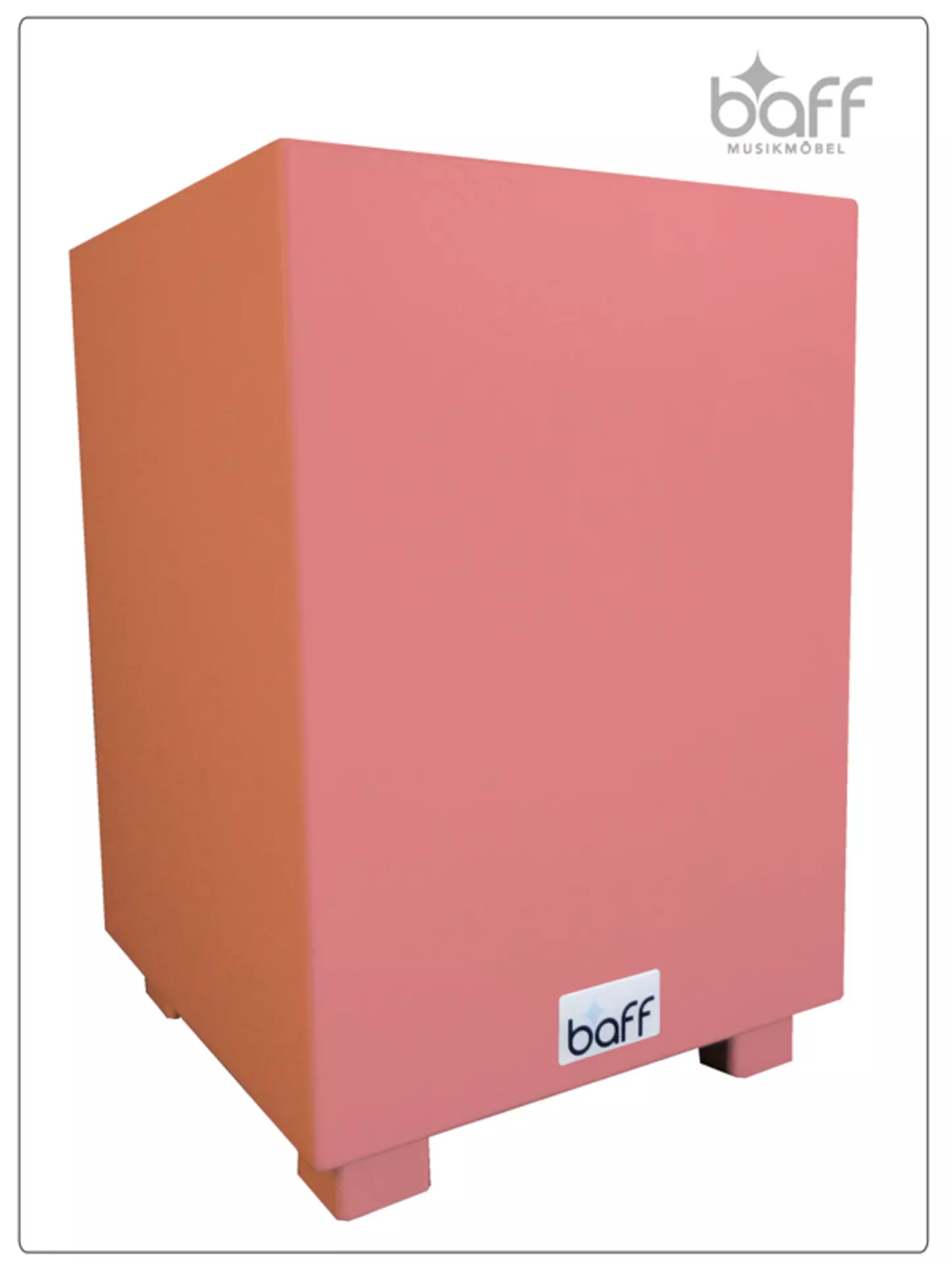 Hocker Baff Holz 26 x 30 x 26 cm