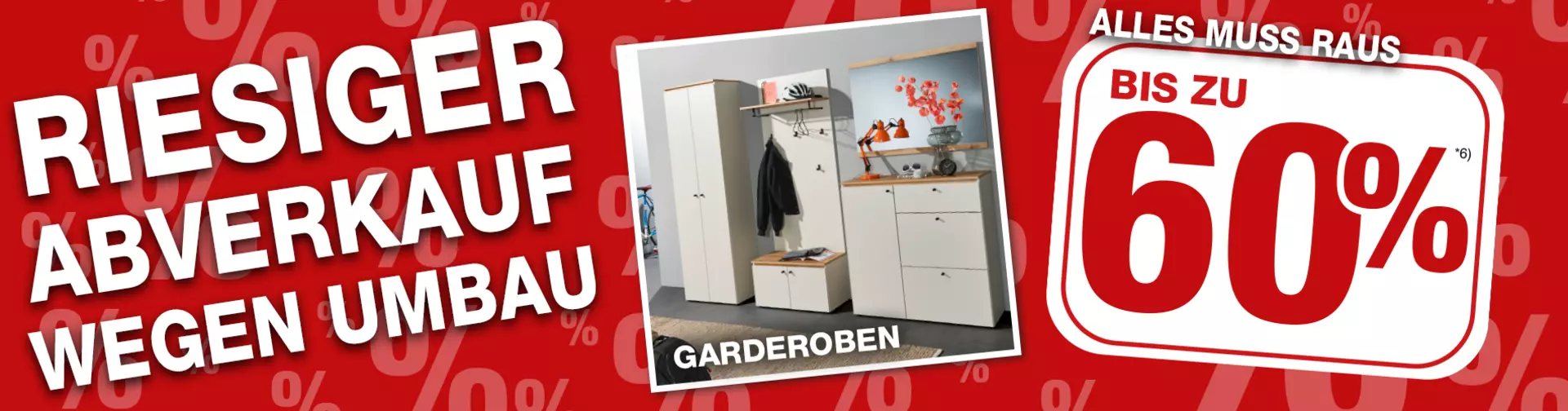 Jetzt 60% auf alle Garderoben-Möbelschnäppchen bei Möbel Inhofer in Senden sichern!