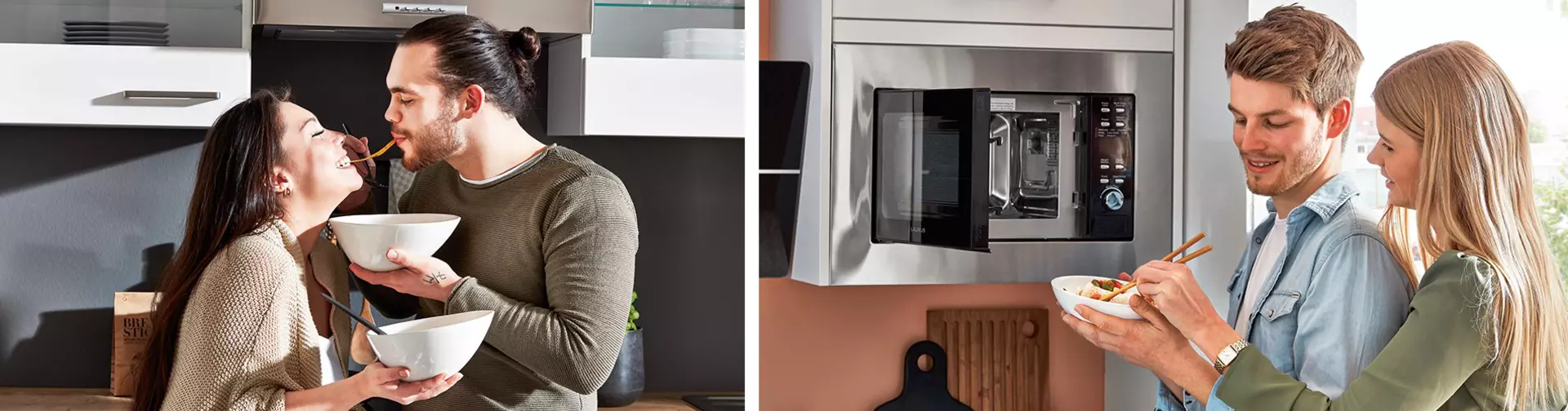 Mikrowelle, Dampfgarer und Co. Jetzt praktische Zusatzgeräte für die Küche bei Möbel Inhofer entdecken!