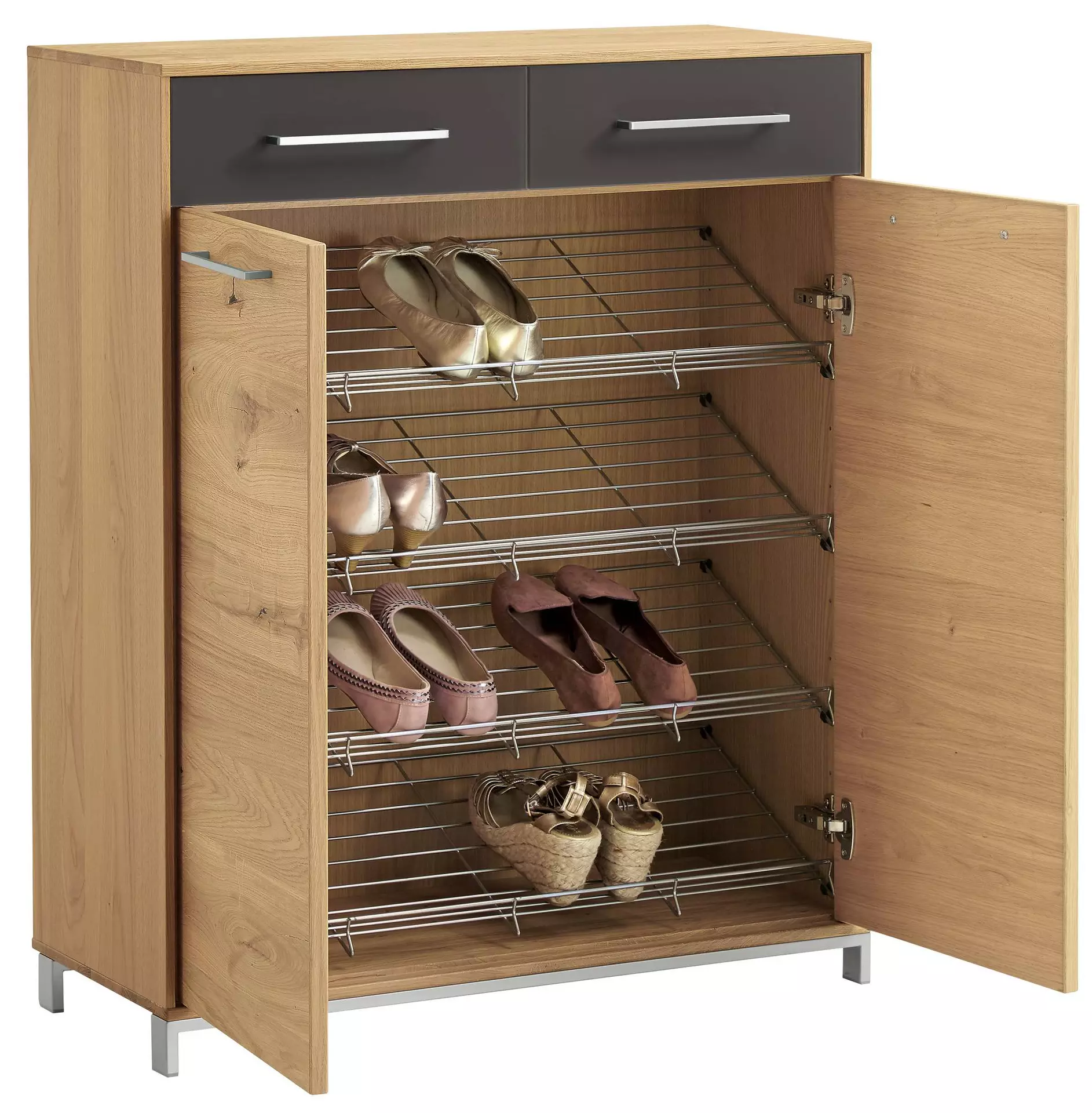 Schuhschrank VEDO Voss Möbel Holzwerkstoff 37 x 105 x 83 cm