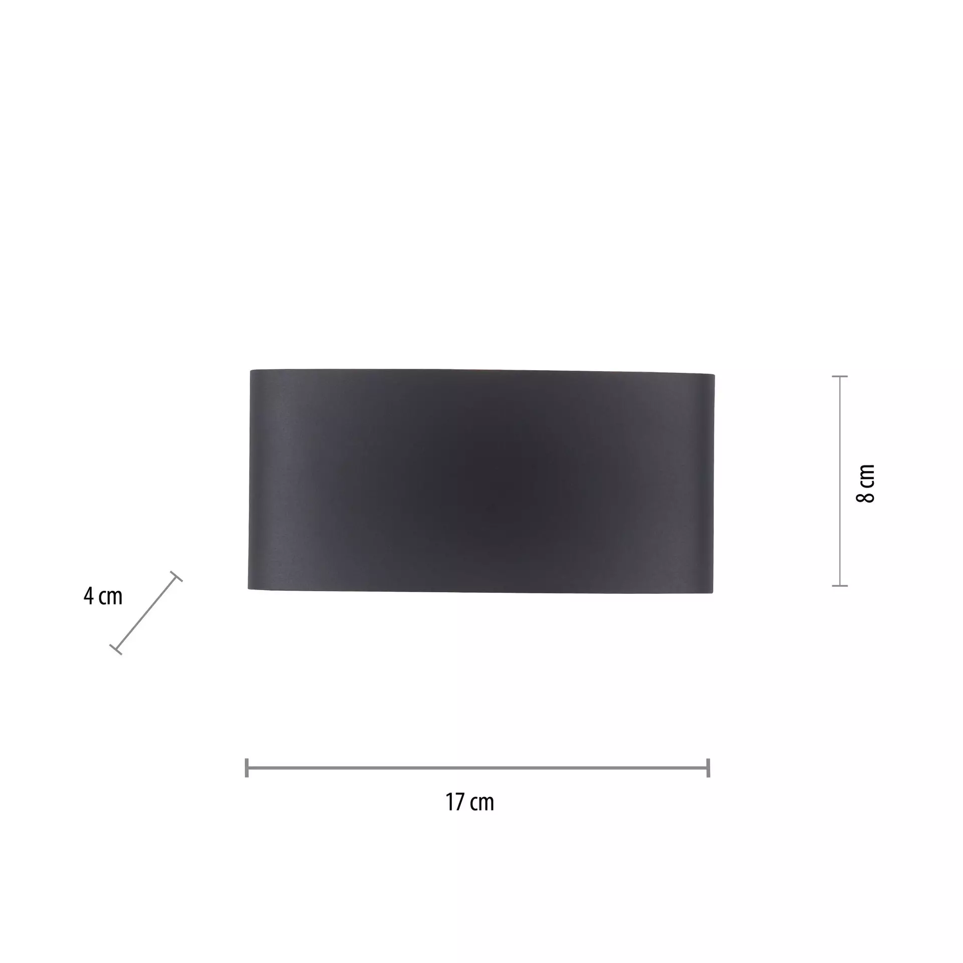 Wand-Aussenleuchte CARLO Paul Neuhaus Metall 17 x 8 x 4 cm