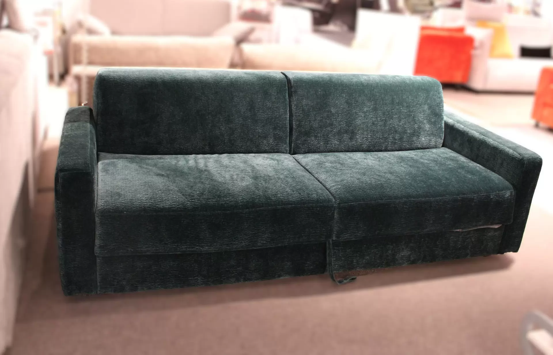 Schlafsofa in Cheyenne grün