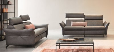 2. Bild von Sofa 3-Sitzer grau Himolla