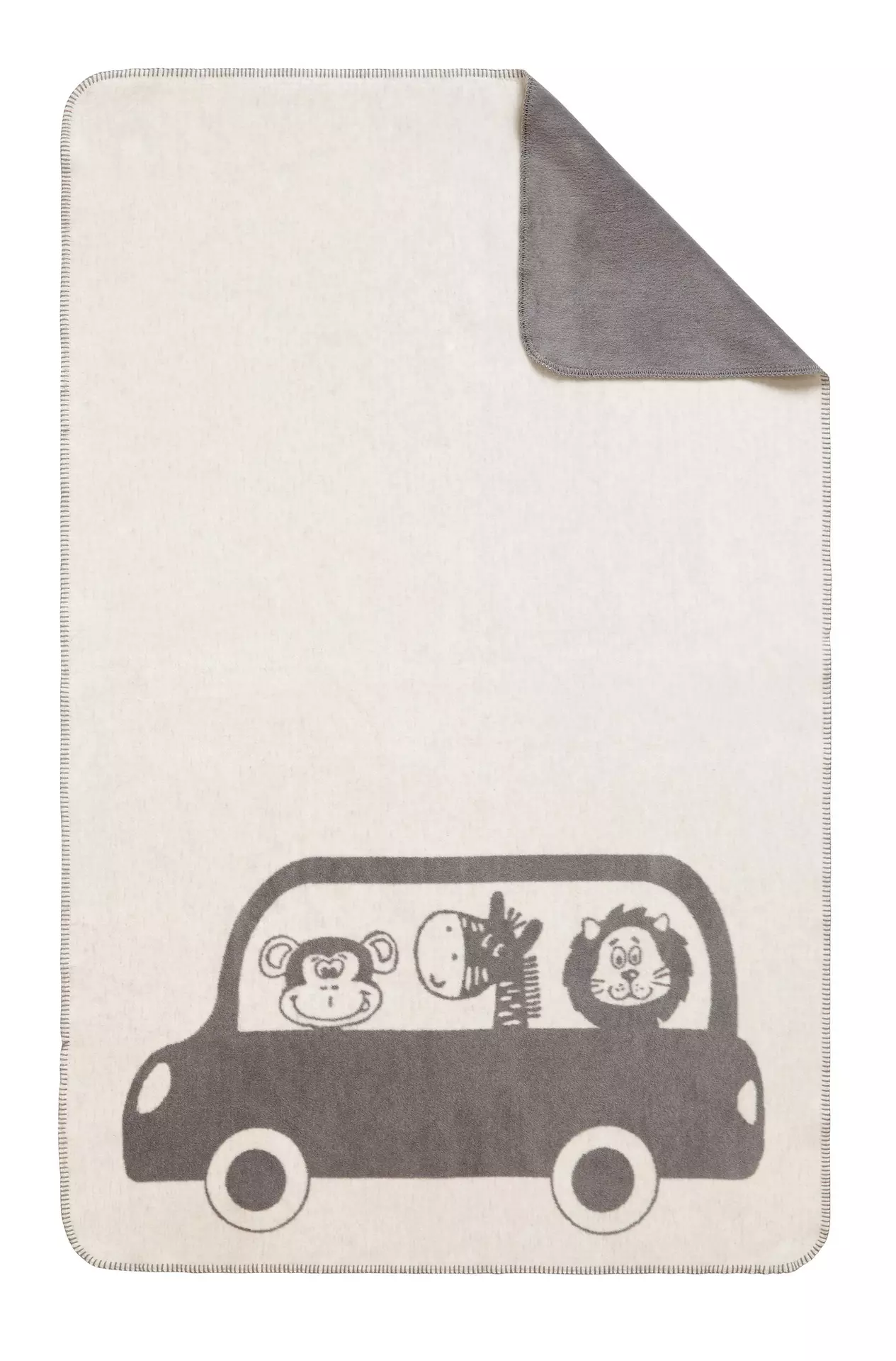 Kuscheldecke Bus Ibena Textil 100 x 150 cm
