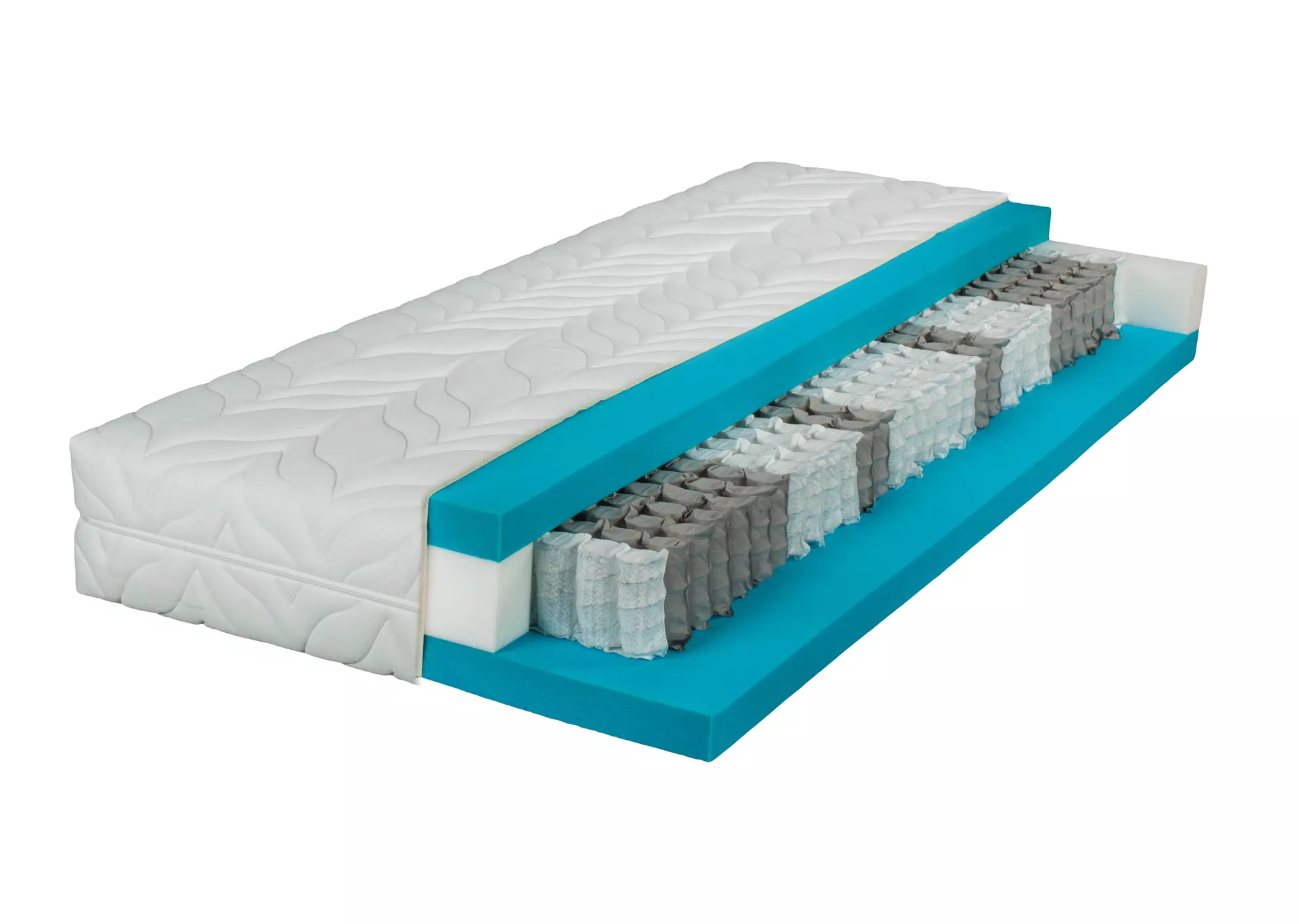 Taschenfederkernmatratze CIELO LIV'IN LIV'IN Textil 90 x 25 x 200 cm