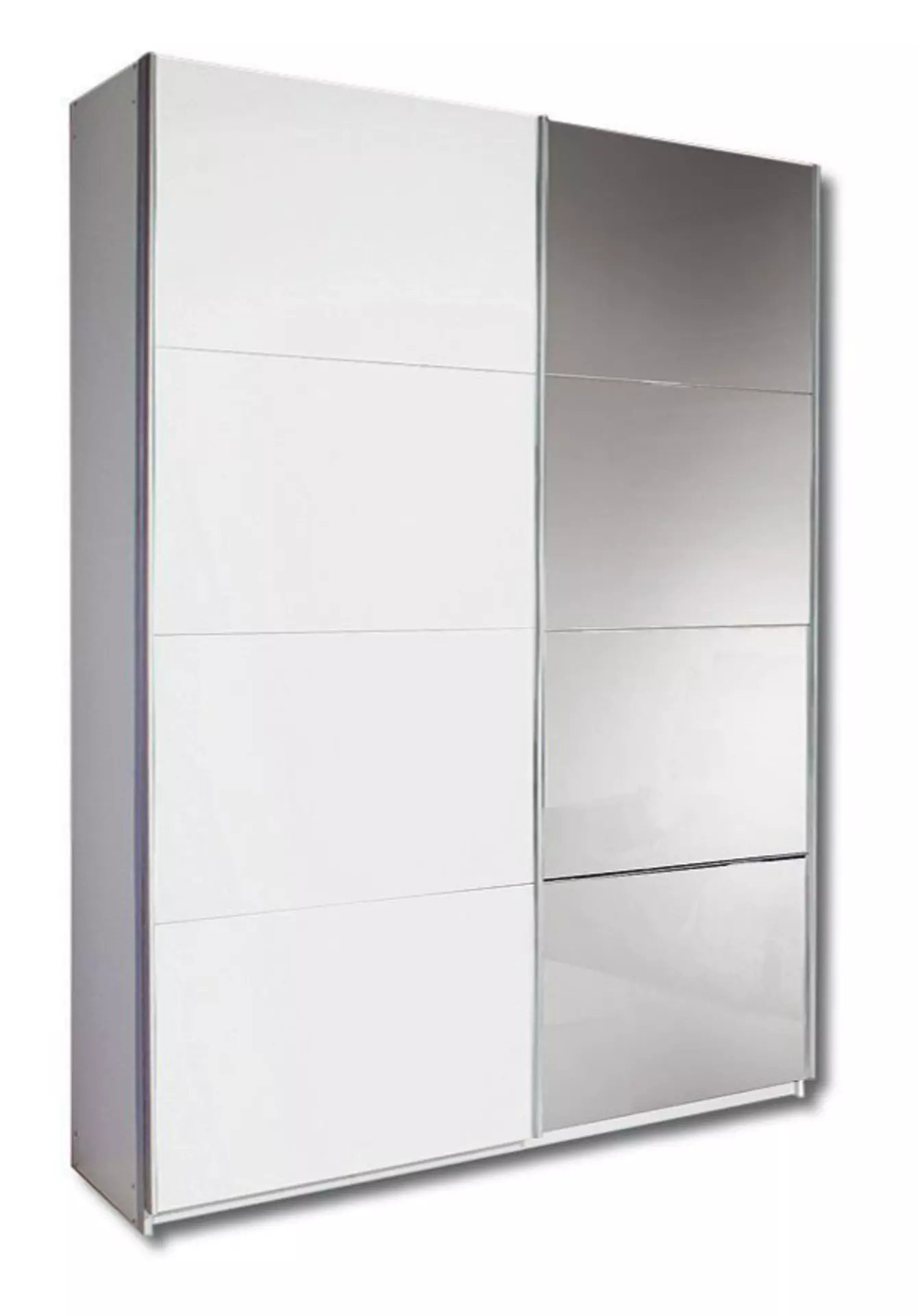 Schwebetürenschrank ca. 181 Möbel x Inhofer | x 210 cm ORANGE weiß rauch 62