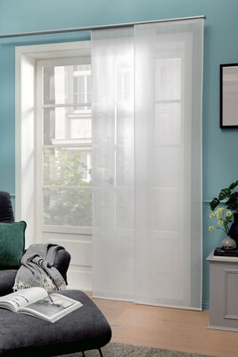 3. Bild von Flächenvorhang Casa Nova weiß