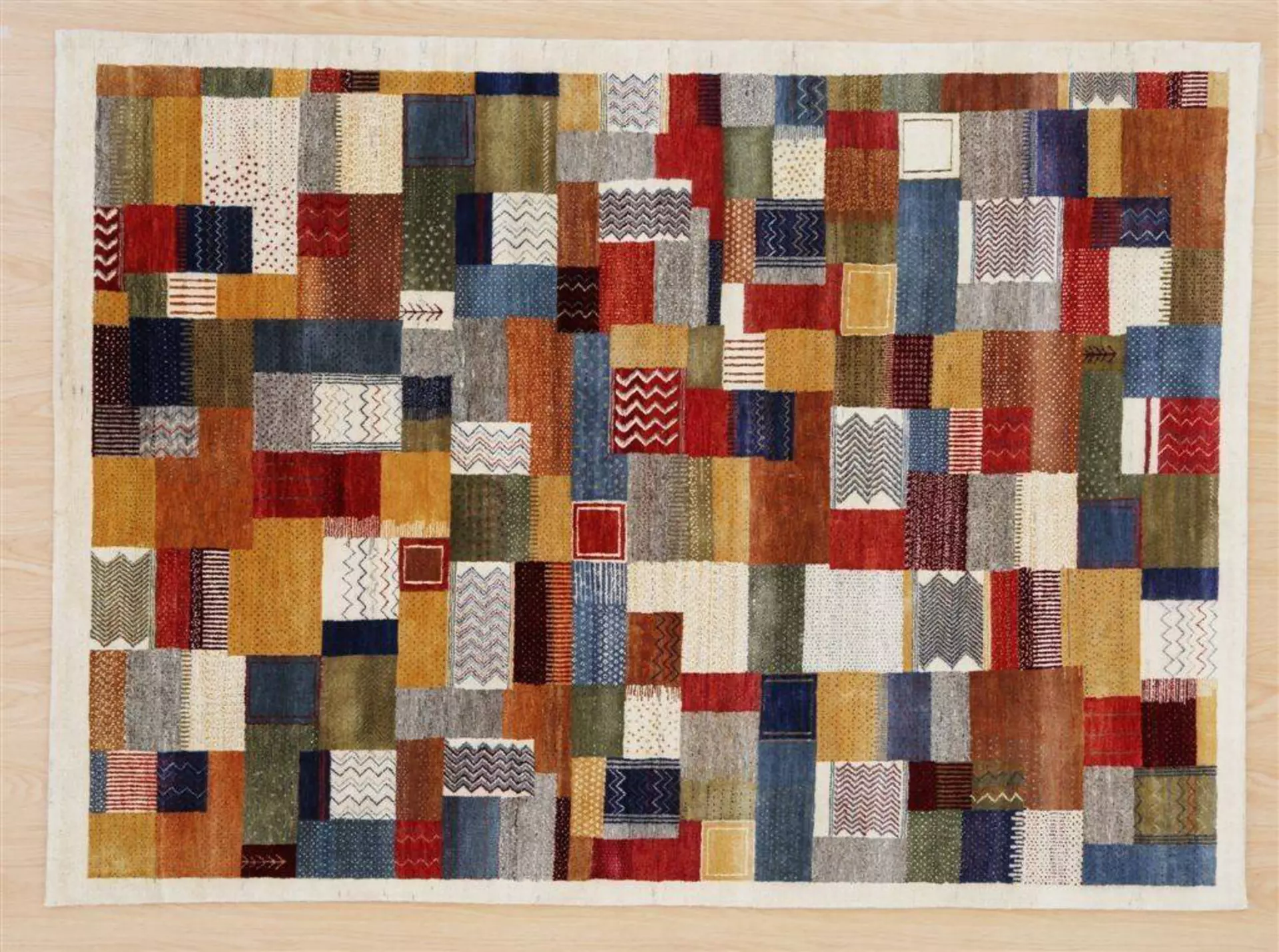 Handknüpfteppich Lorri Nomad Nordsued Textil 200 x 1 x 140 cm