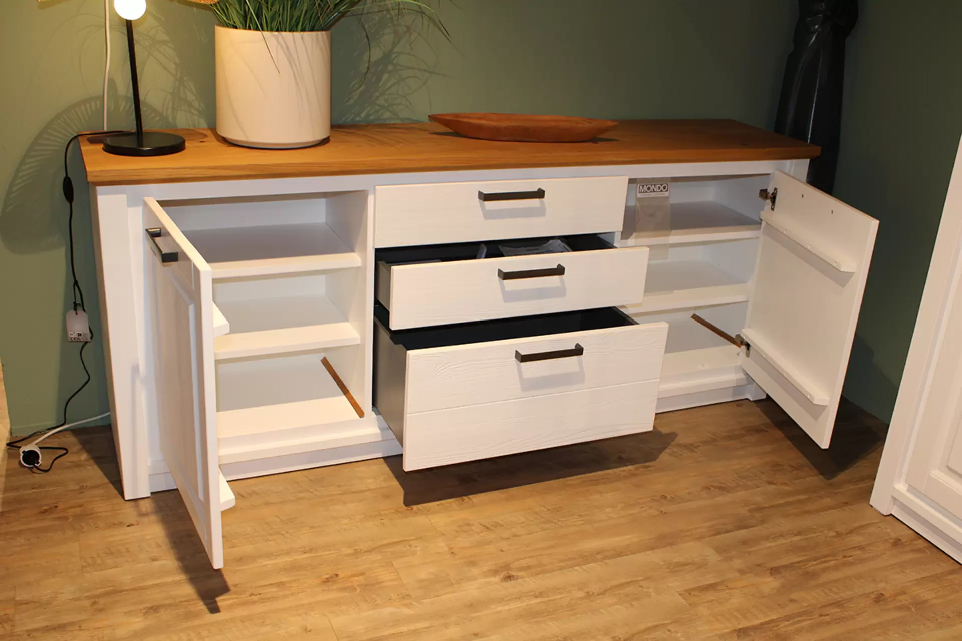 Sideboard TRATO 2 Tüten, 3 Schubkästen