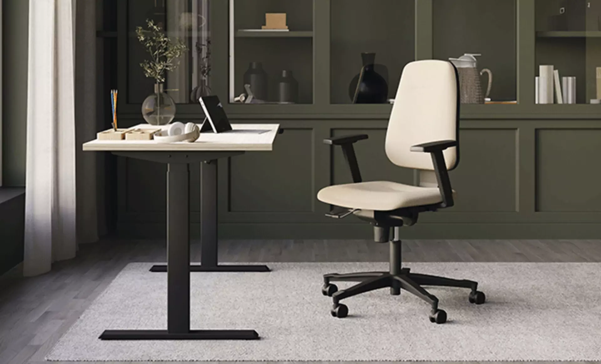 Ergonomischer Schreibtisch und Stuhl von Nowy Styl