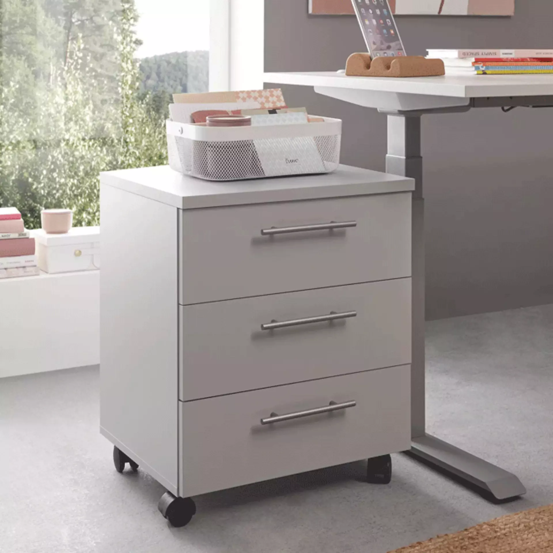 Mobiler Stauraum: Rollcontainer