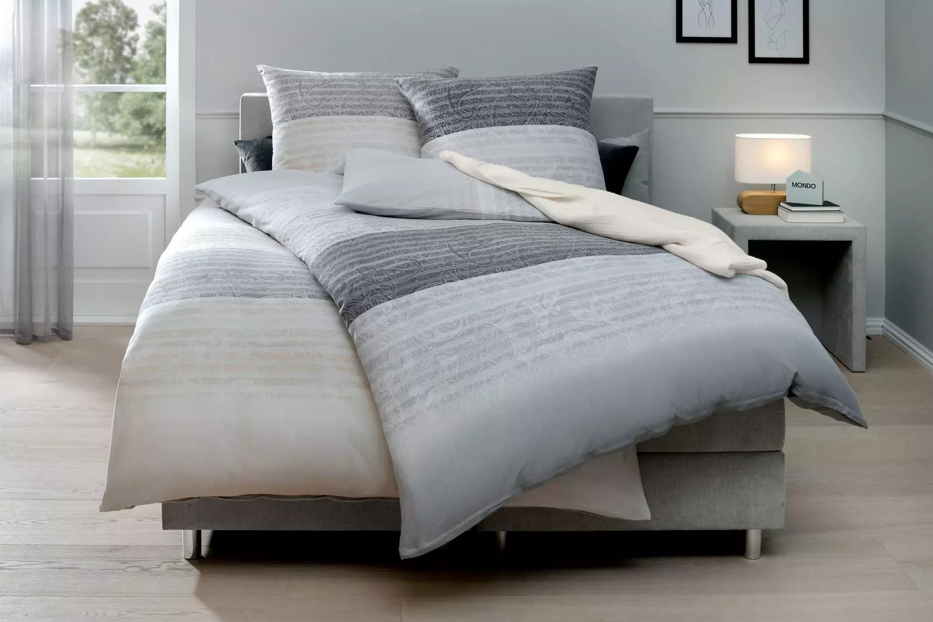 Jersey-Bettwäsche Palast/Cando MONDO Textil 155 x 220 cm
