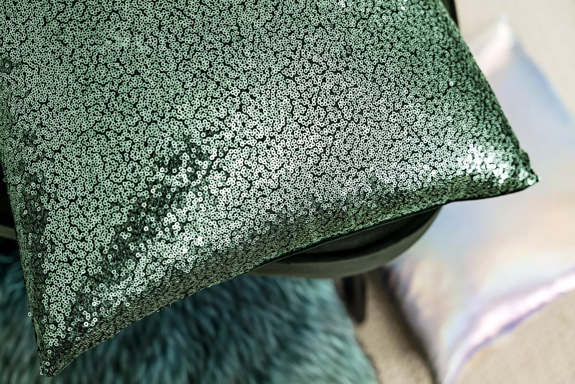 Kissenhülle Glitter Magma Textil 40 x 40 cm