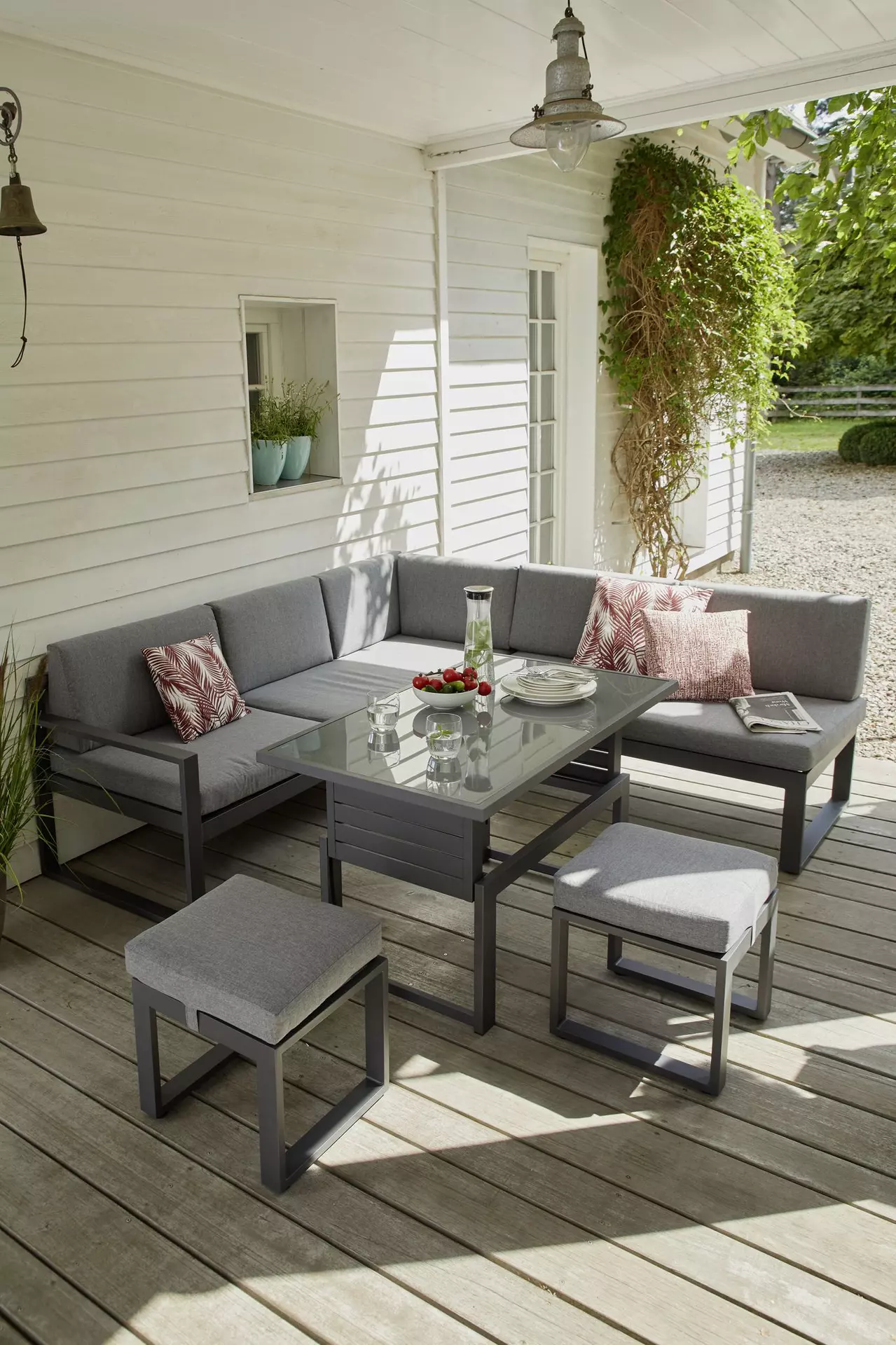 Lounge-Set LINA Outdoor Textil 69 x 69 x 213 cm