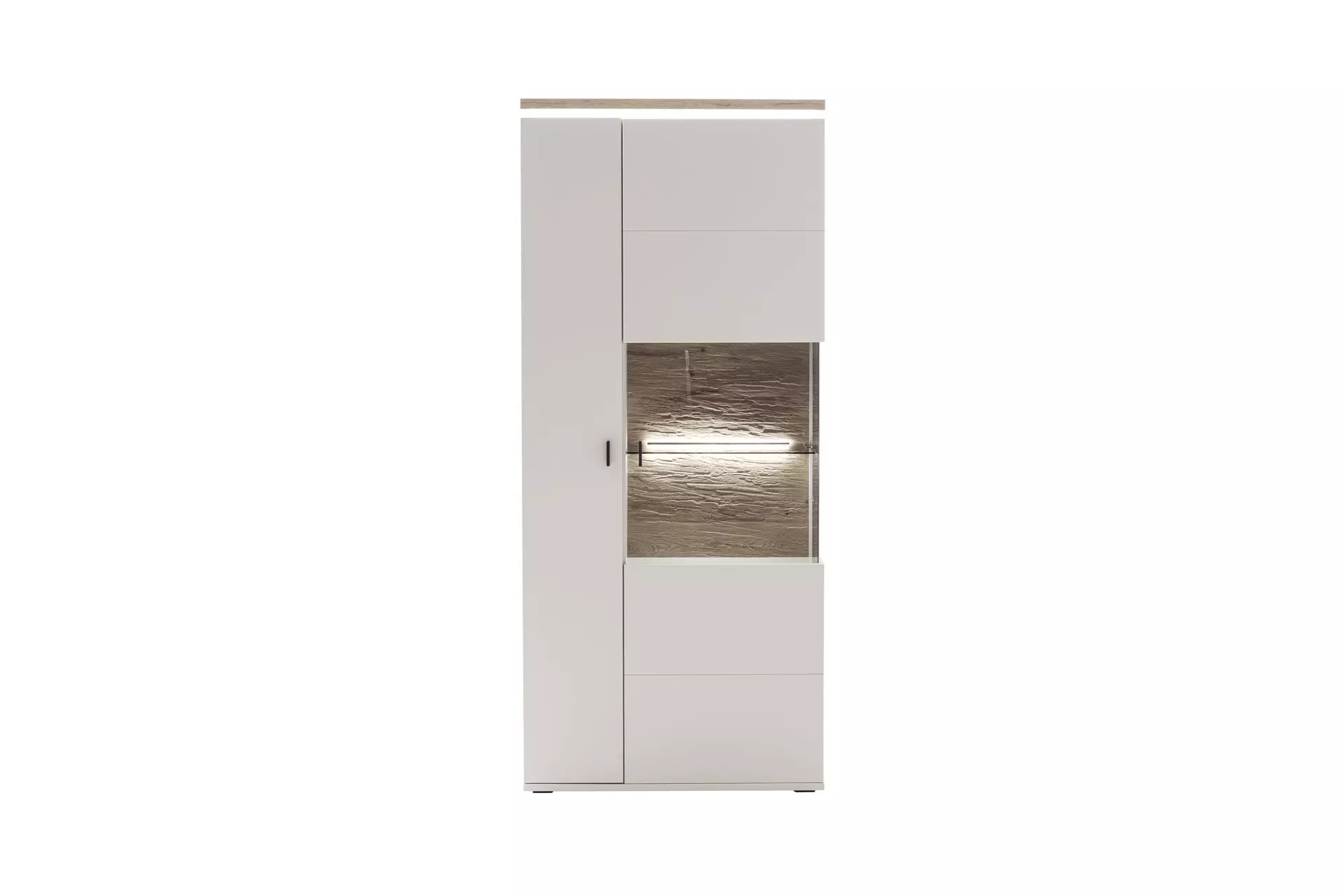 Vitrine AMANTEA MCA furniture Metall 37 x 207 x 90 cm