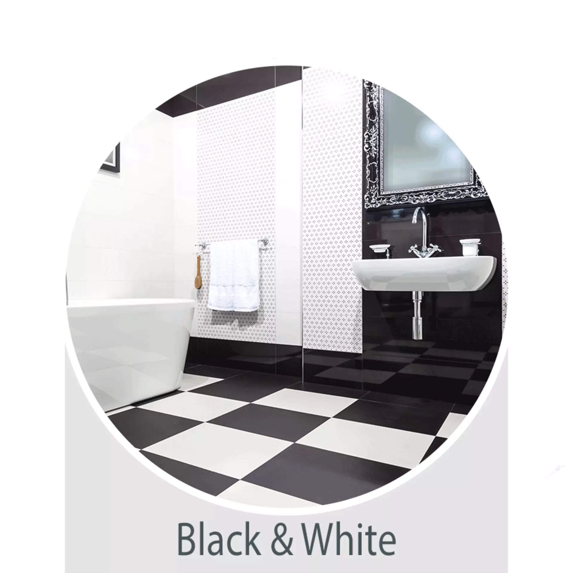 Der Wohntrend Black & White: das Bad in schwatz-weiß - jetzt bei Möbel Inhofer entdecken und inspirieren lassen