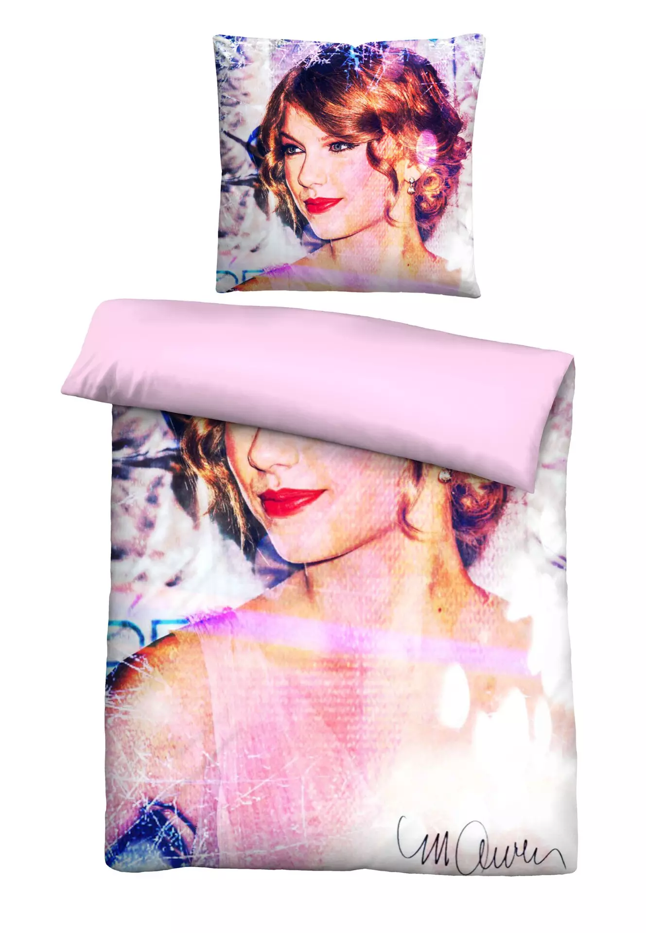 Microfaser-Bettwäsche Taylor Swift Biberna Textil 135 x 200 cm