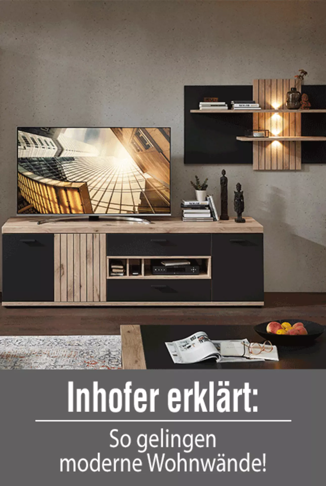 So gelingen Moderne Wohnwände