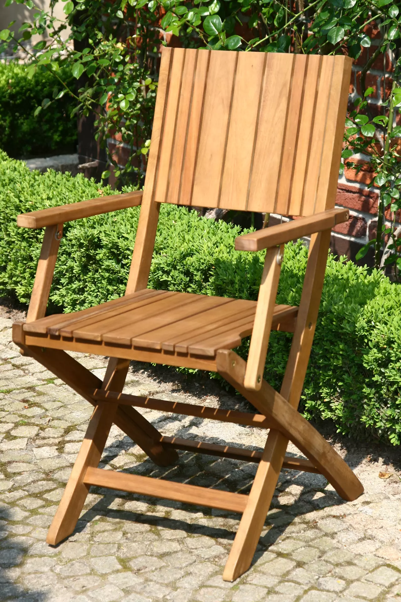 Klappstuhl FALUN Siena Garden Holz 57 x 88 x 50 cm