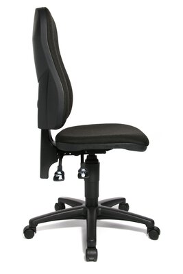 4. Bild von Büro-Drehstuhl Kunststoff schwarz Topstar