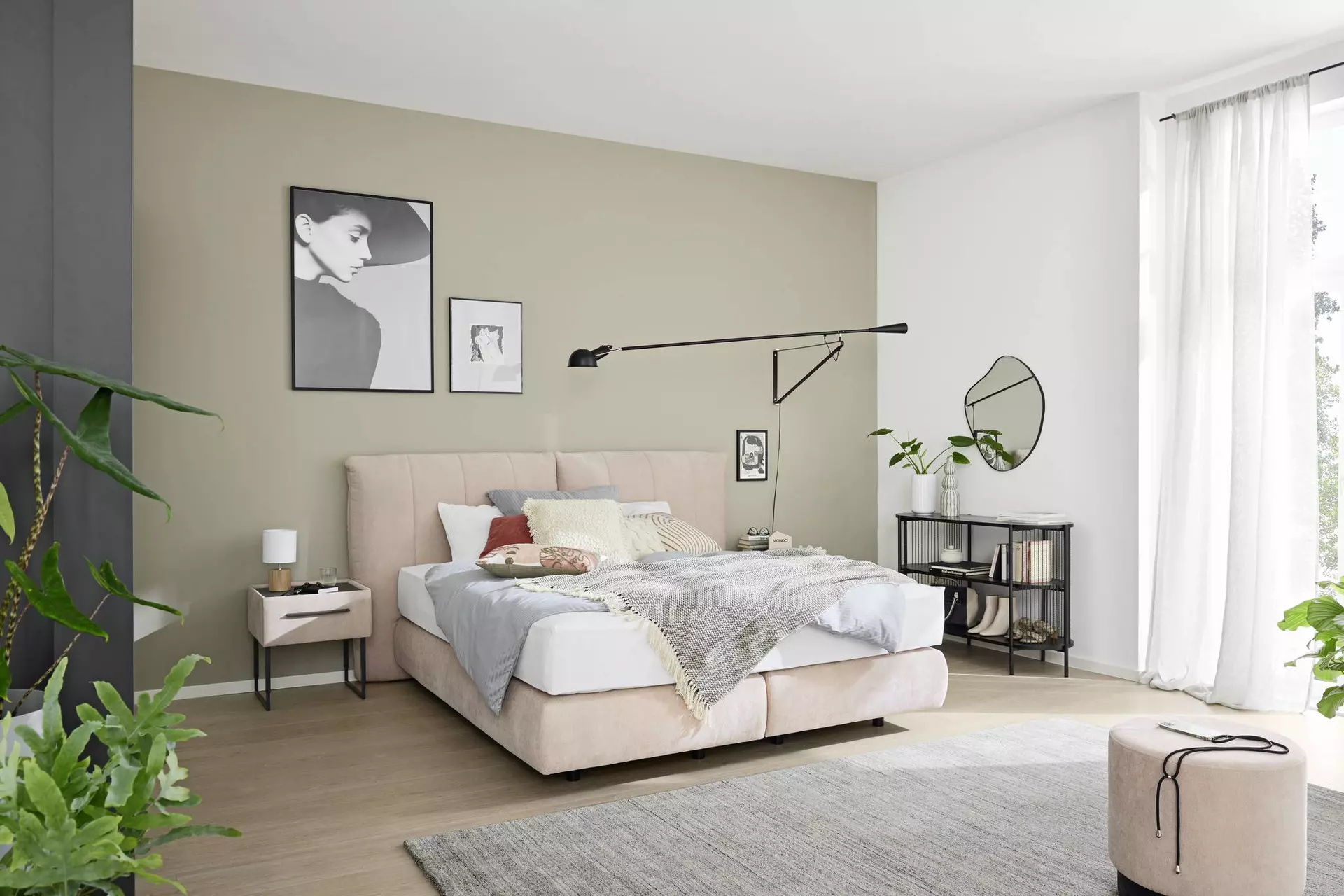 Boxspringbett DELUXE EDITION MONDO Textil 184 x 115 x 225 cm