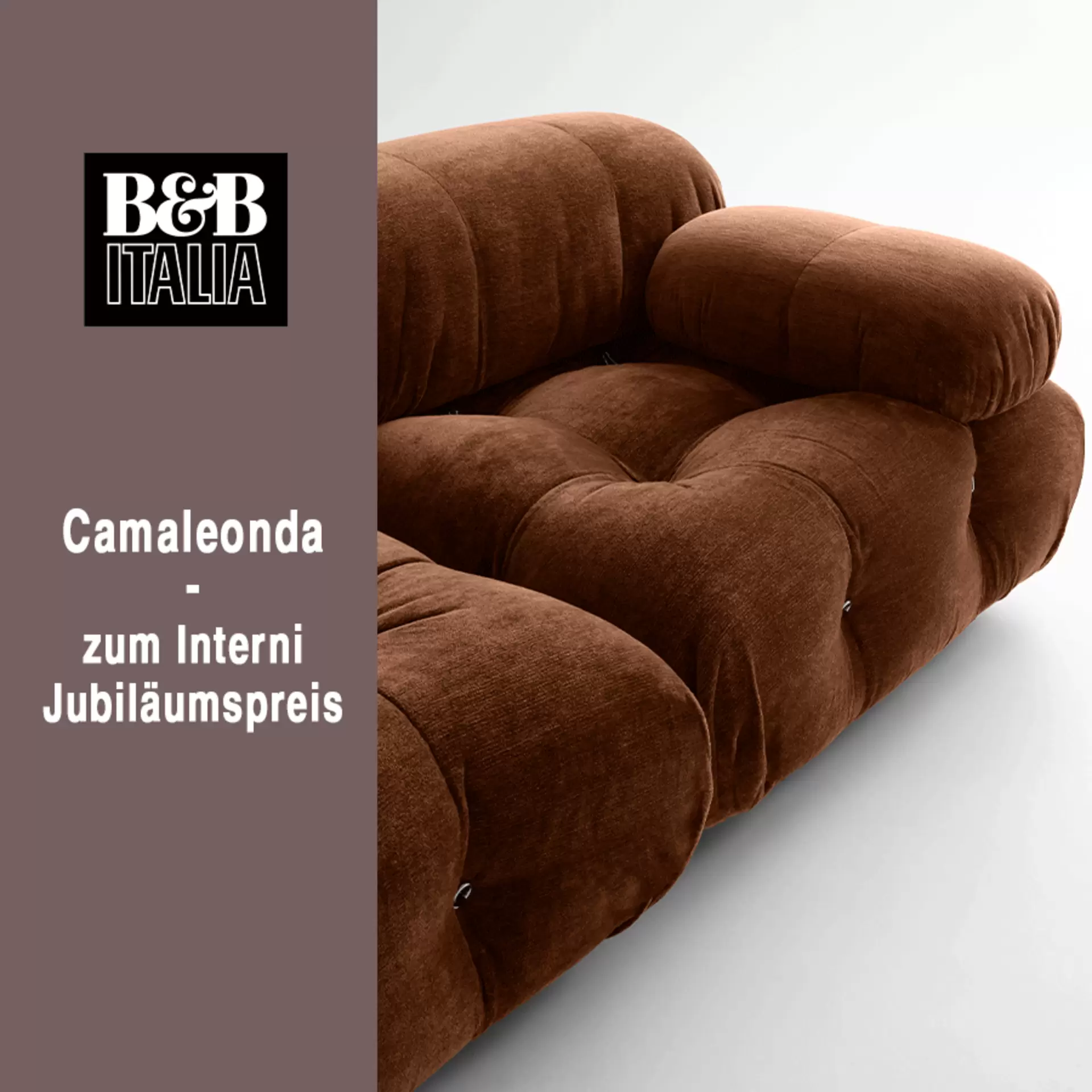 Interni Aktion: Das Camaleonda von B&B Italia zum Jubiläumspreis
