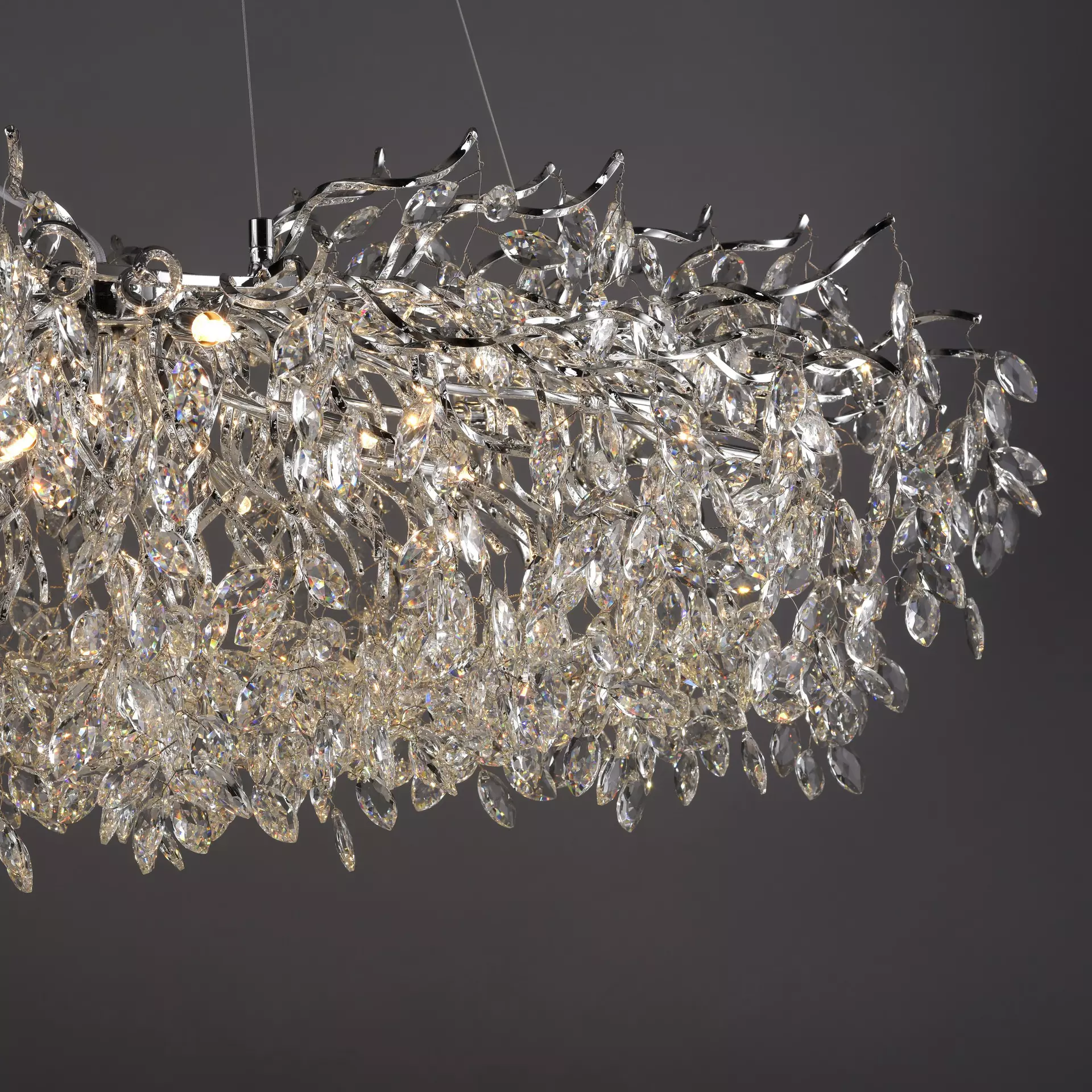 Kronleuchter RICICLE Paul Neuhaus Metall 70 x 250 x 150 cm