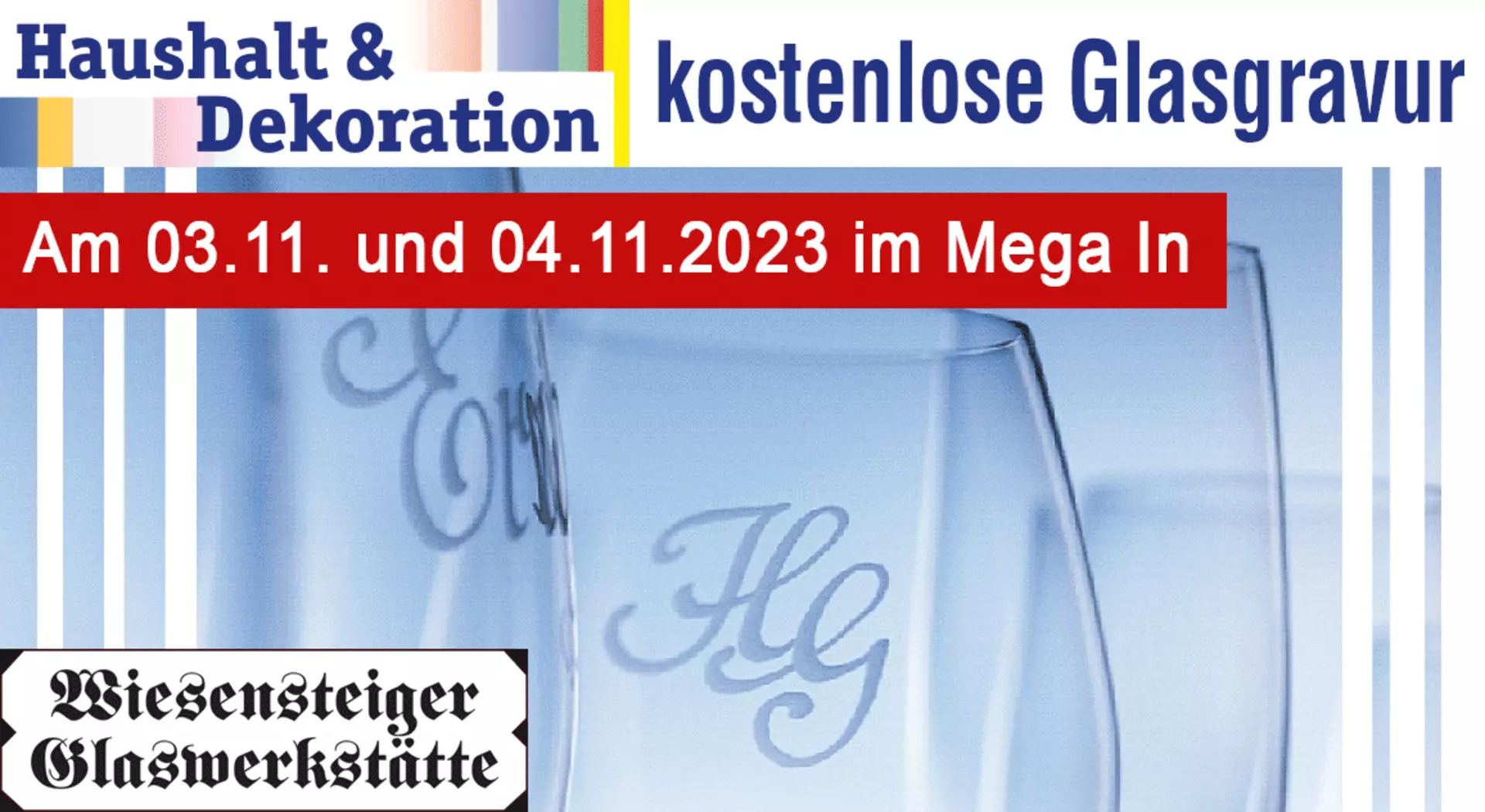 Kostenlose Glasgravur - nur in Ihrem Möbel Inhofer Einrichtungshaus