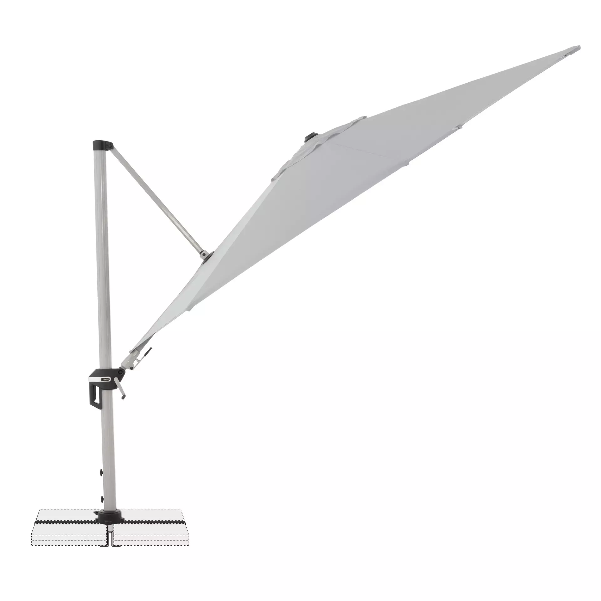 Sonnenschirm Active Doppler Textil 372 x 271 x 372 cm