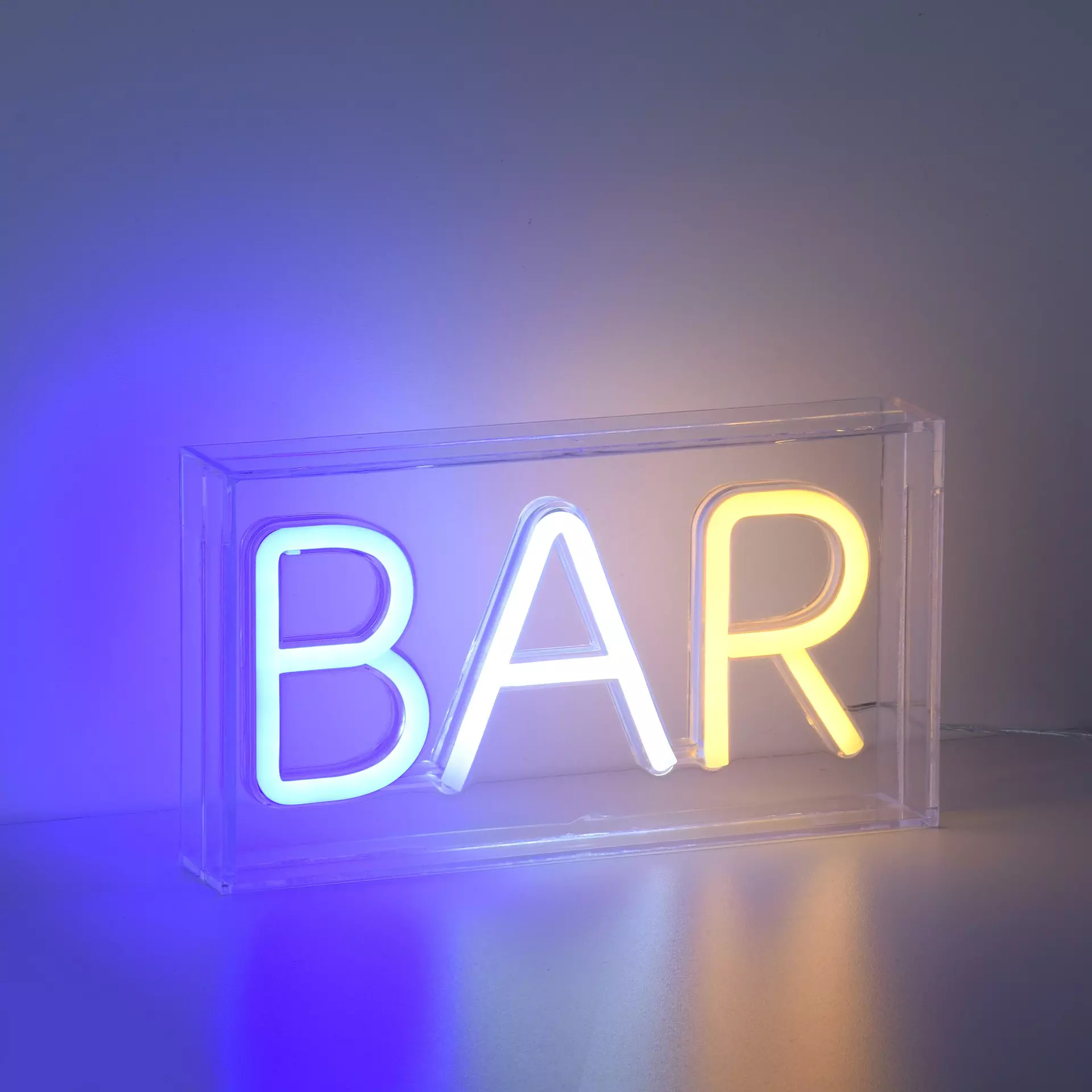Dekorationsleuchte NEON-BAR JUST LIGHT Kunststoff 23 x 12 x 4 cm